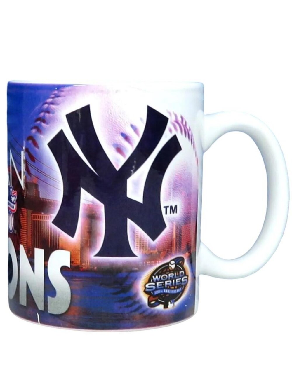2003 American League Champions NY Yankees World Series Ceramic Baseball Cup Mug